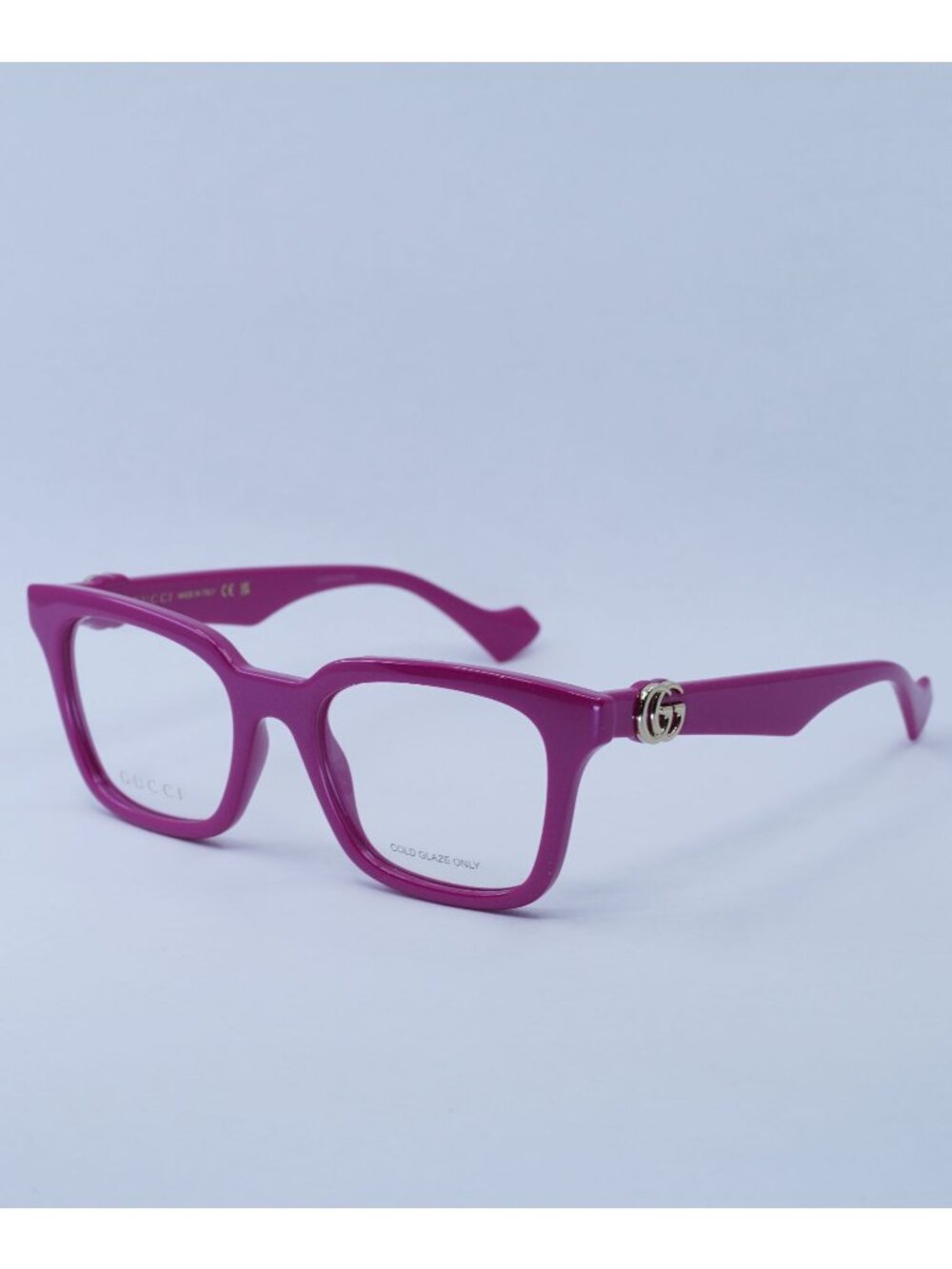 Gucci GG1728O 004 Eyeglasses Strawberry Red 51mm Square Frame